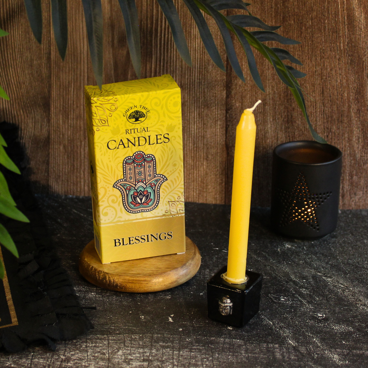 Green Tree Ritual candles Blessing 10 pack