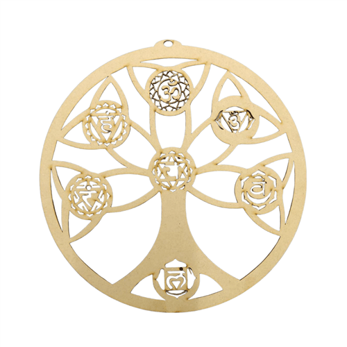 MDF Grid Tree Of Life & 7 Chakras