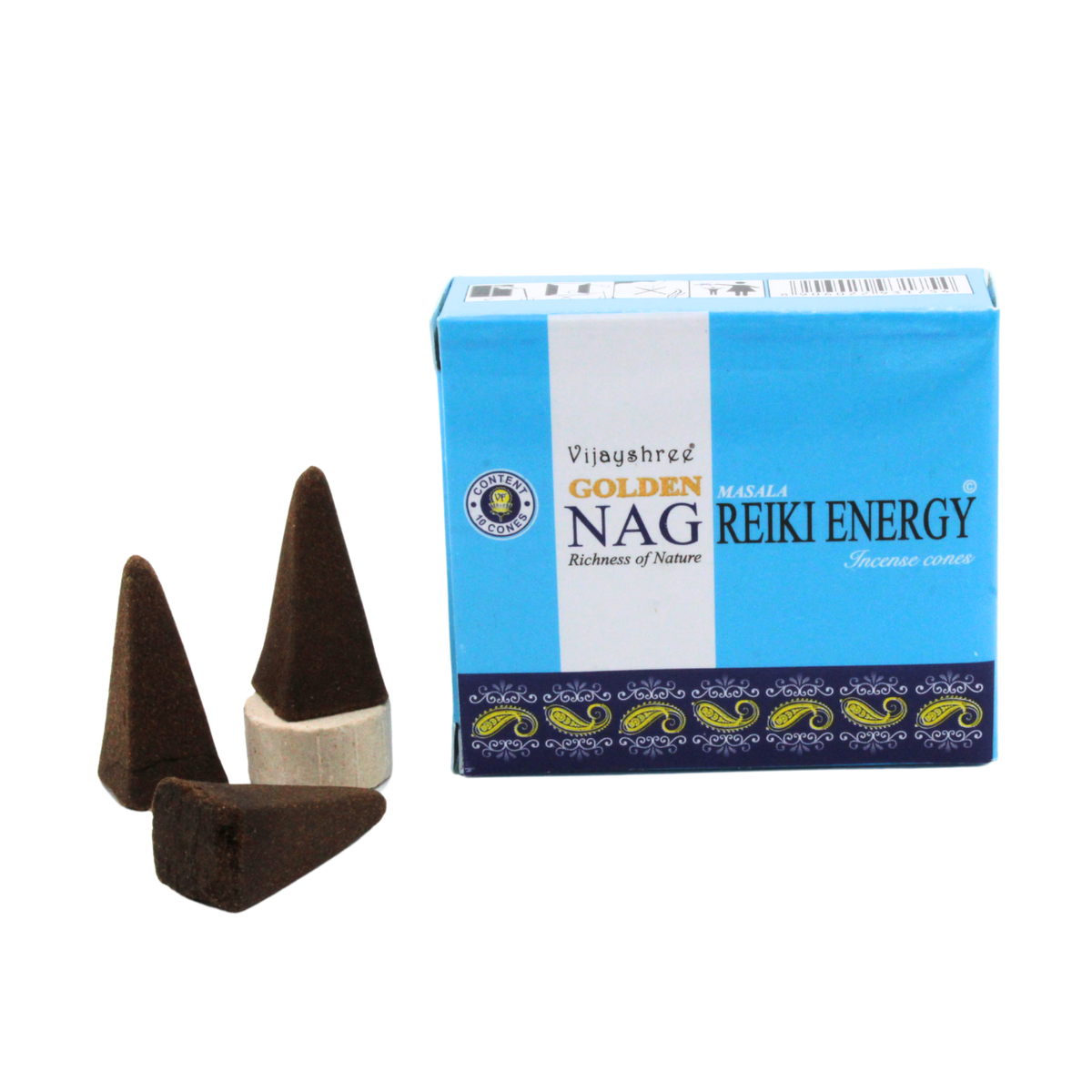 Golden Nag Reiki Energy Cones