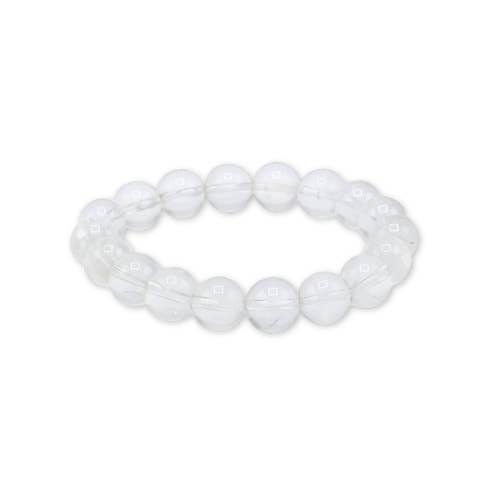 Rock Crystal beaded Bracelet 10 mm - Brazil