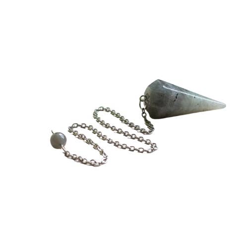 Labradorite conical pendulum 3.5cm