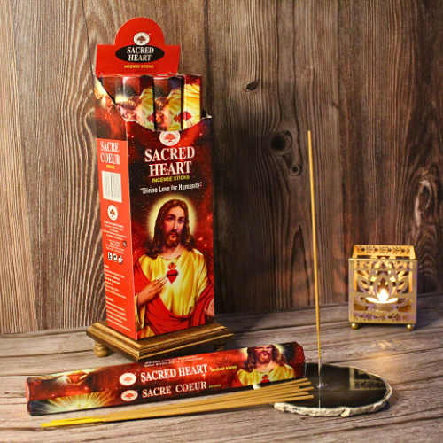 Green Tree Sacred Heart Hexa Incense Sticks
