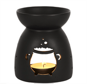 Black Cauldron Cut Out Oil Burner
