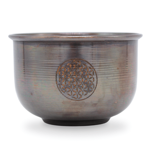 Offering Bowl Flower Of Life With Sand