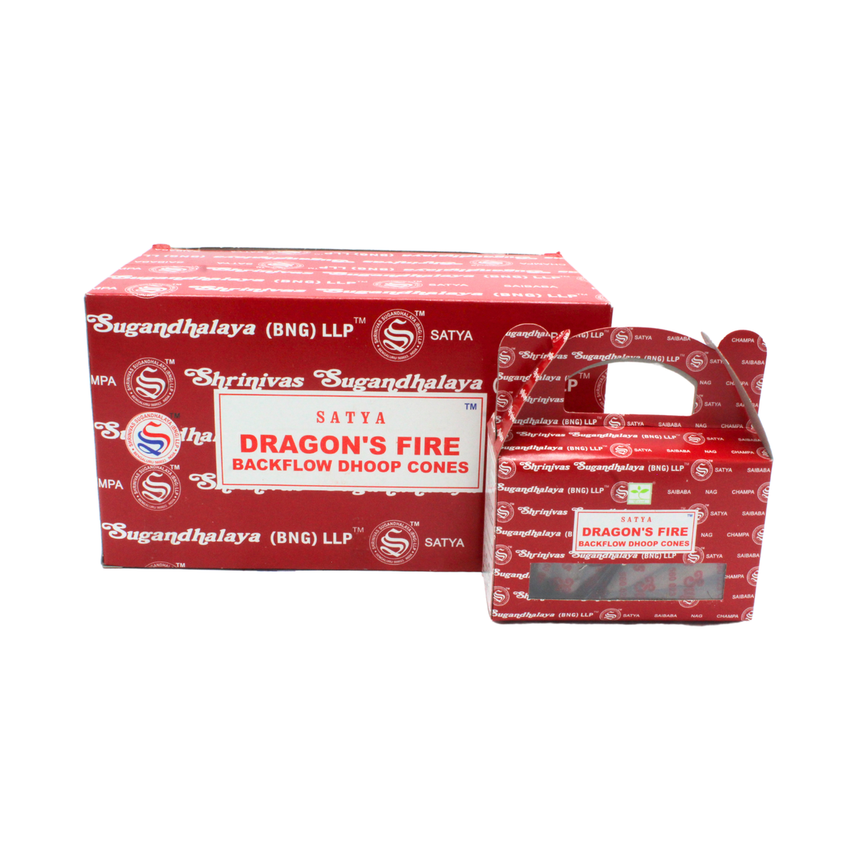 Satya Dragons Fire Backflow Dhoop cones