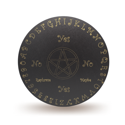 Wooden Pendulum Board Pentagram 30cm. Set of 2.