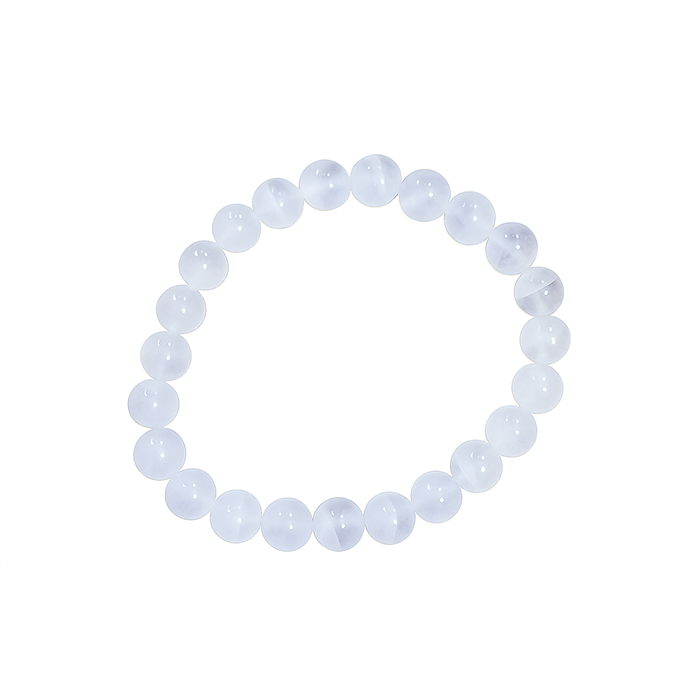 Selenite 'AA' bracelet 8mm - China