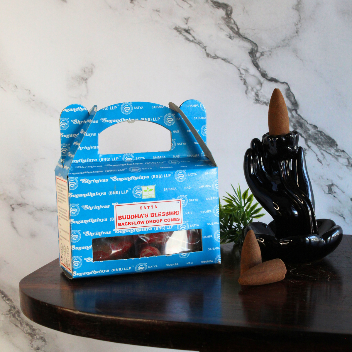Satya Buddha Blessings Backflow Dhoop Cones
