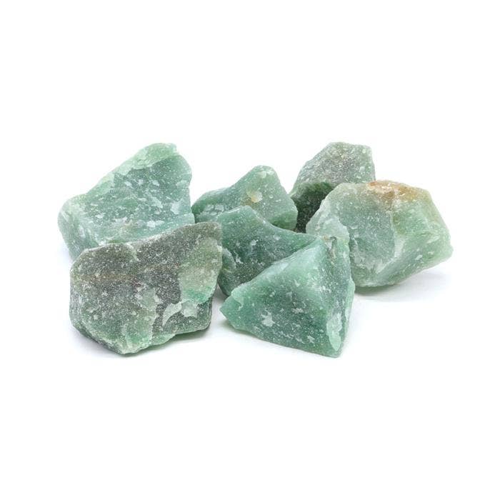 Green Aventurine 'A' rough stone 1kg - India