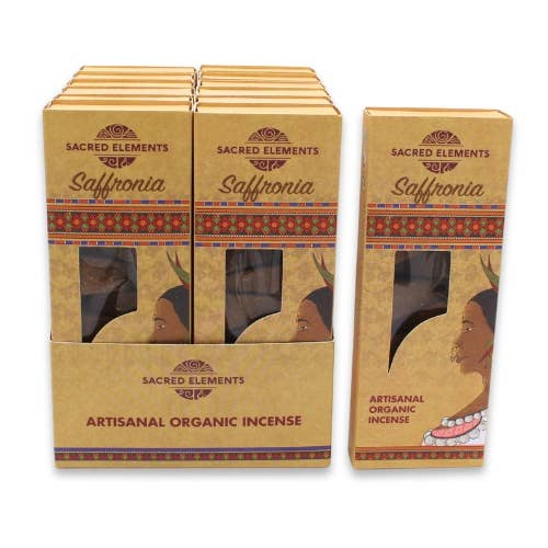 Sacred Elements Saffronia Organic Cones