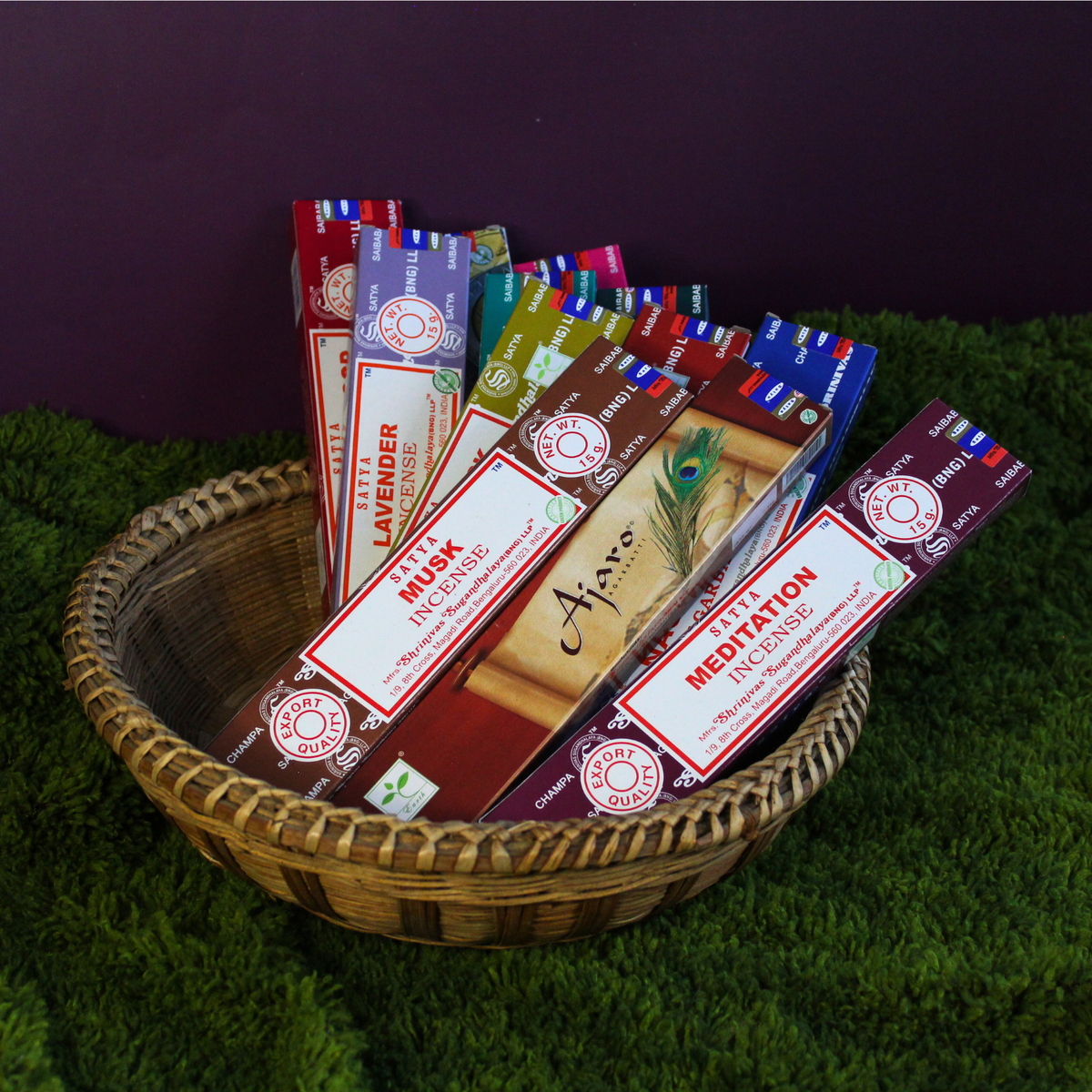 Satya Assorted Pack #2 Incense (12 boxes) 15 grams