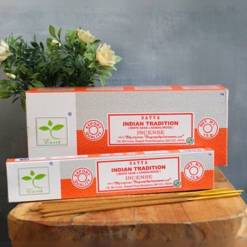 Earth Satya Indian Tradition Incense 15 Gms