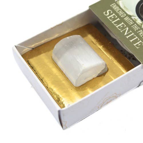 Green Tree Gemstone Incense Purification - Selenite
