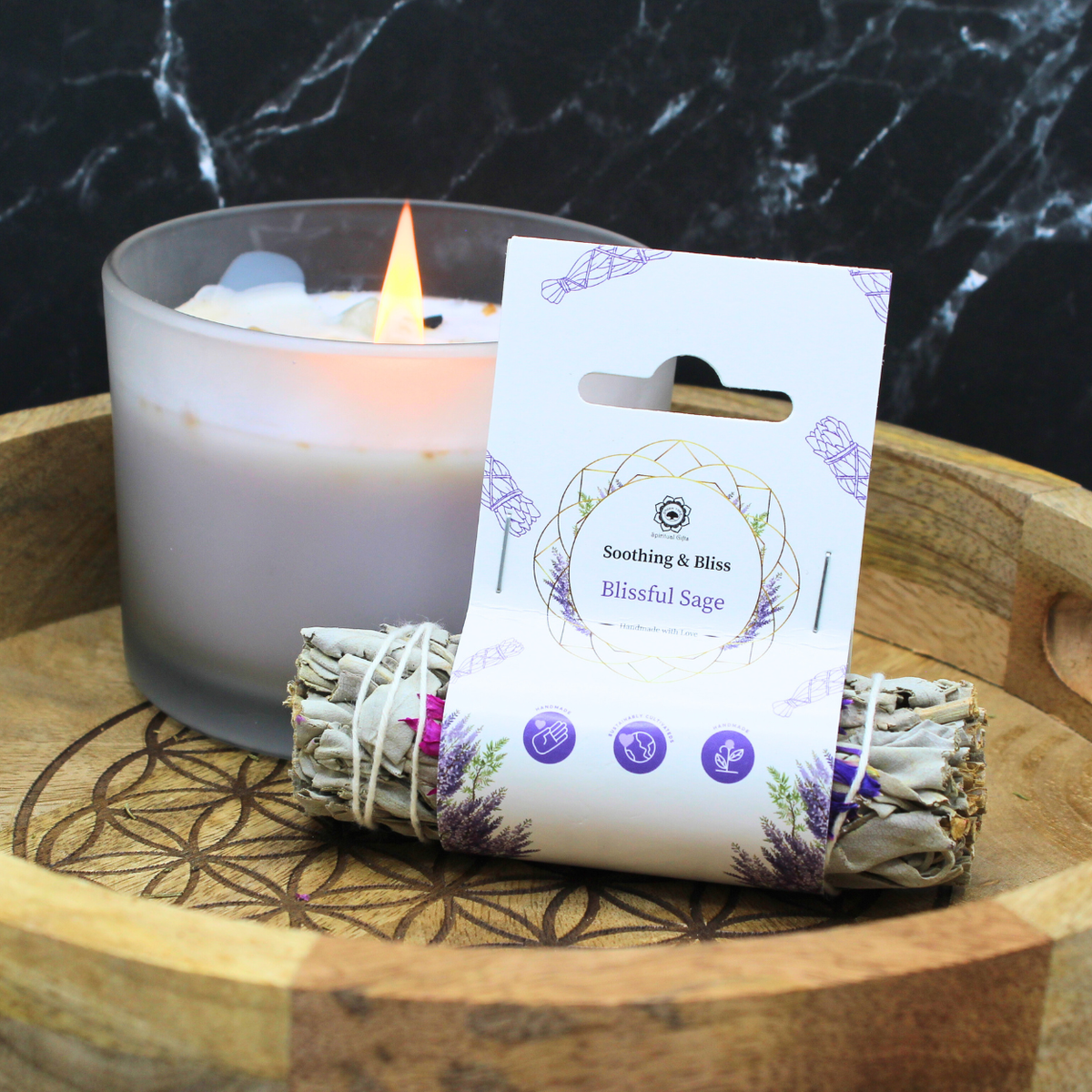 Blissful Sage with Label