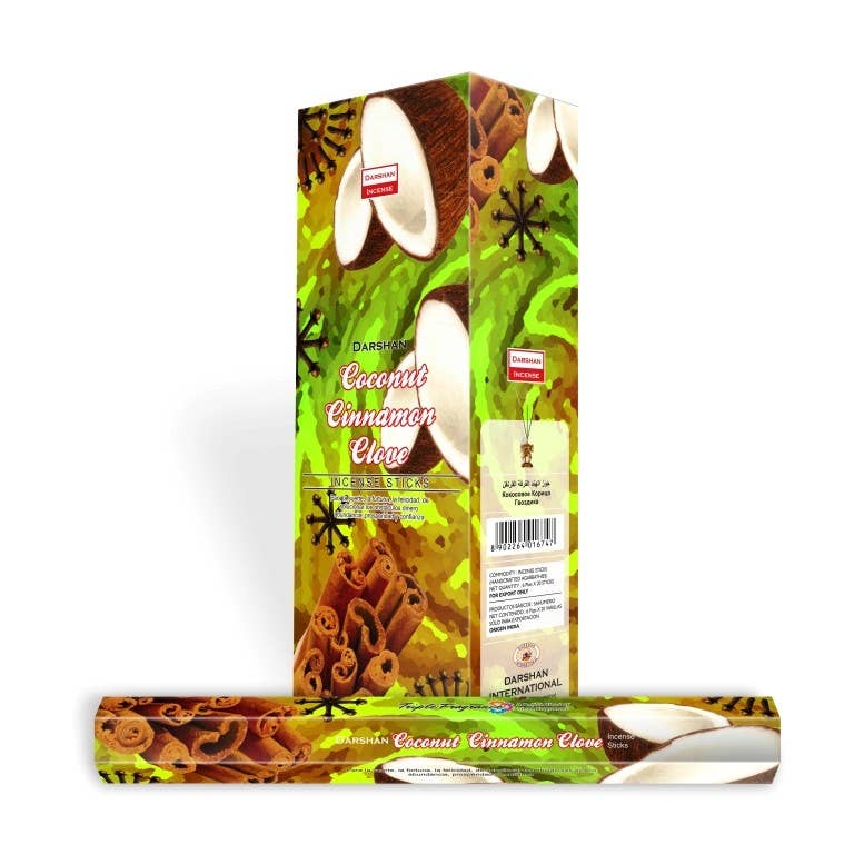 Darshan Coconut Cinnamon Clove Hexa