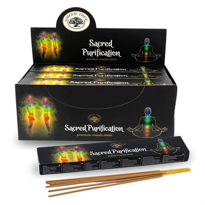 Green Tree Sacred Purification Masala Incense 15 grams