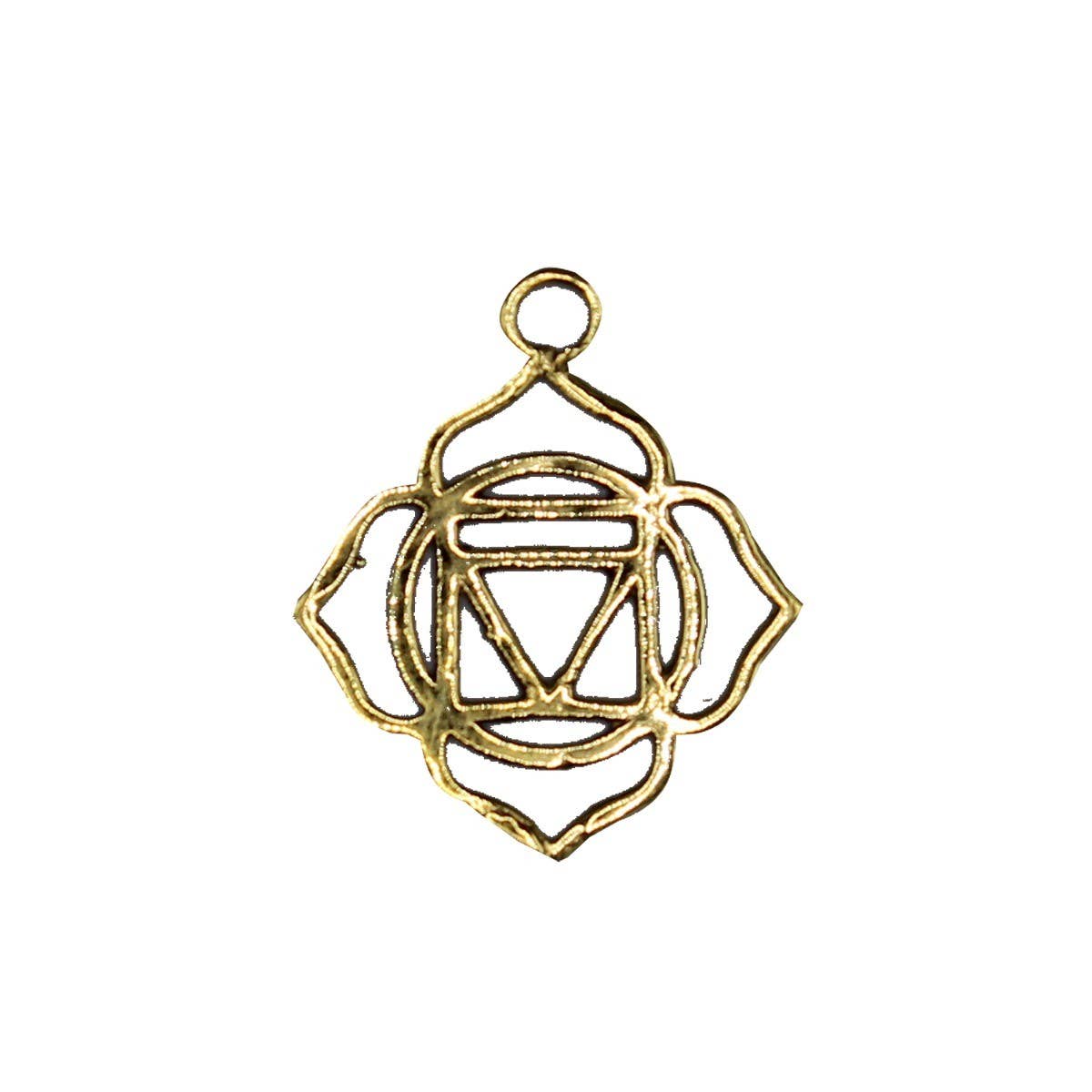 Pendant Root Chakra Brass