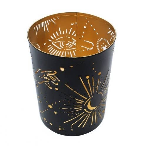 Iron Mystical Votive Holder 10.5x8 cm