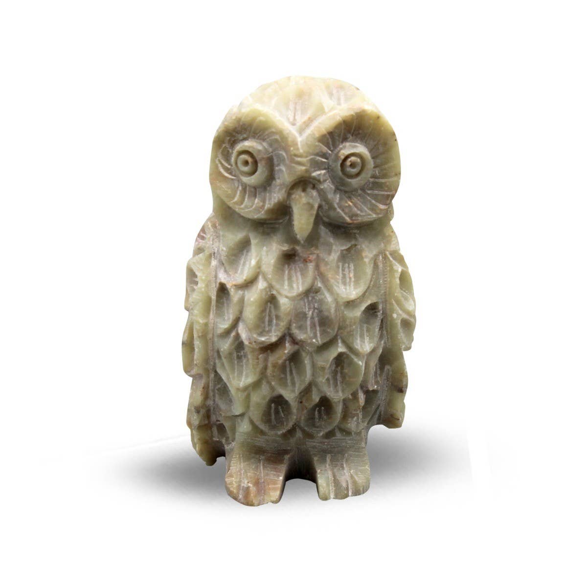 Owl Pair (2 small soapstone owls)