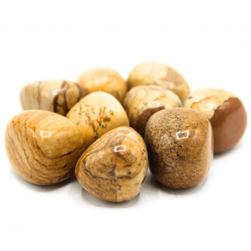Landscape Jasper 'A' Tumbled Stones 200 gr