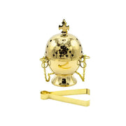 Incense Burner Cup and Tong Brass ( 16 cm )