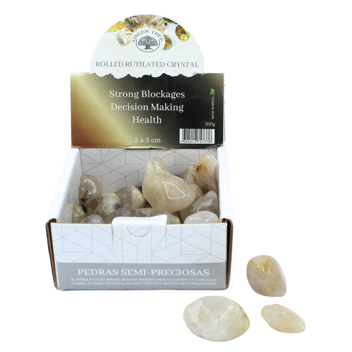 Rutilanted Tumbled Display 500g