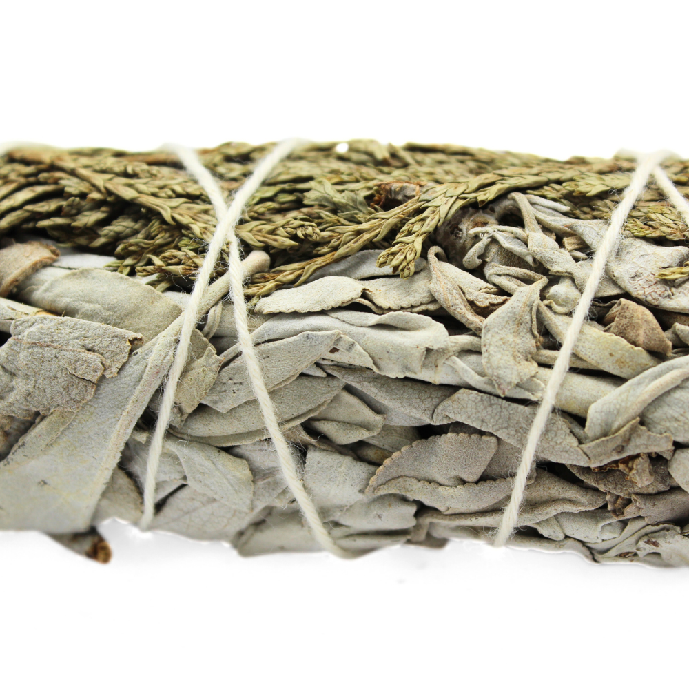 White Sage & Cedar Smudge Stick 22 cm (price per pc)