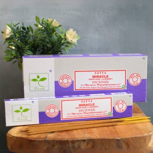 Earth Satya Miracle Incense 15 Gms