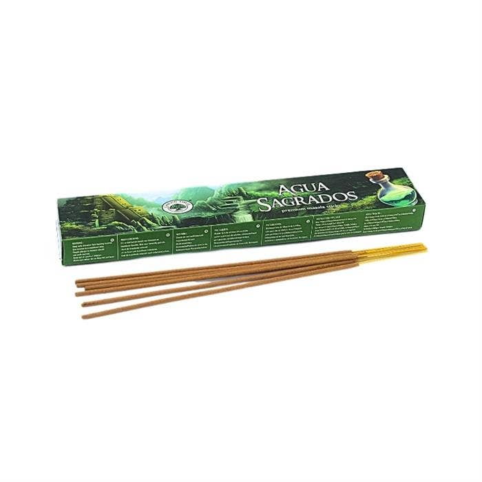 Green Tree Aqua Sagrados Natural Incense 15 grams