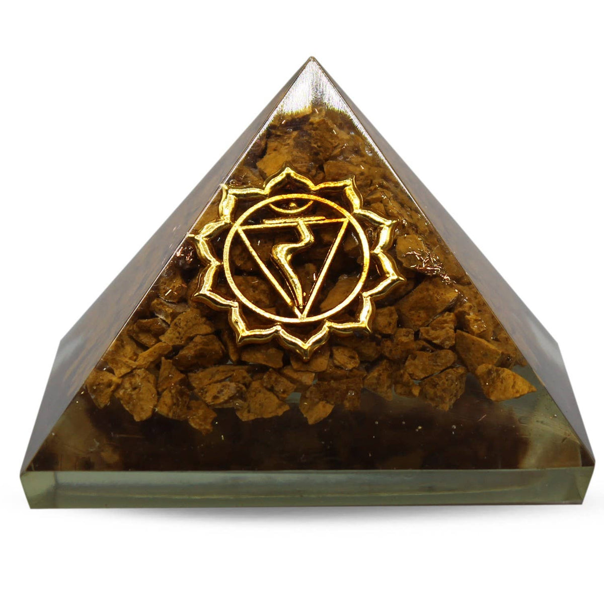 Orgonite Pyramid-Solar Plexus Yellow Jasper 40 mm