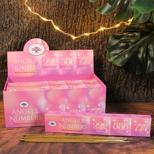 Green Tree Angels Numbers Incense 15 grams