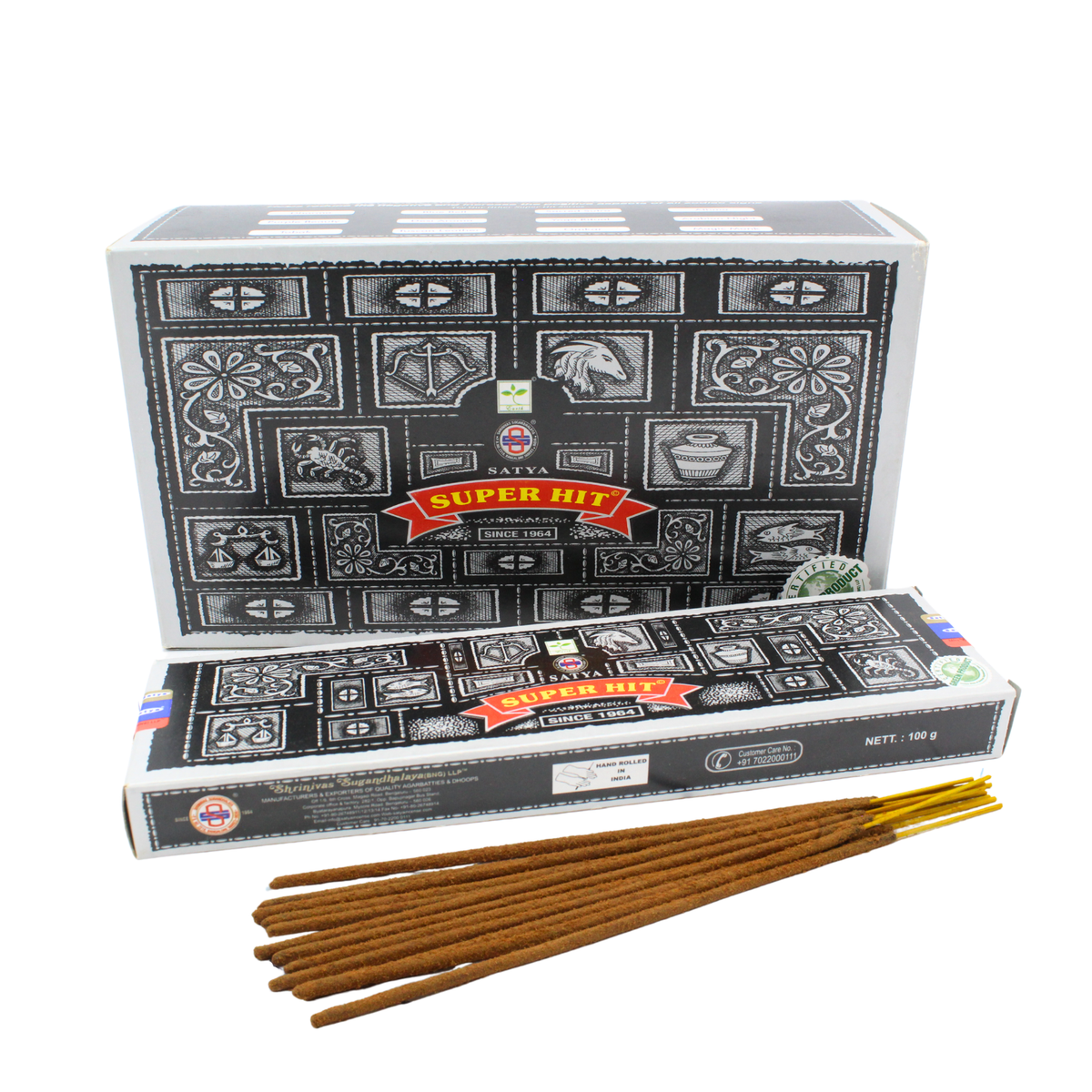 Satya Superhit Incense 100 grams per 6 bxs