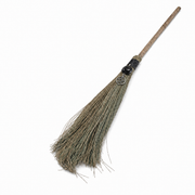 Decoration Altar Broom Pentagram & Black Tourmaline - 42 cm