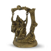 Radha krishna brass on swing