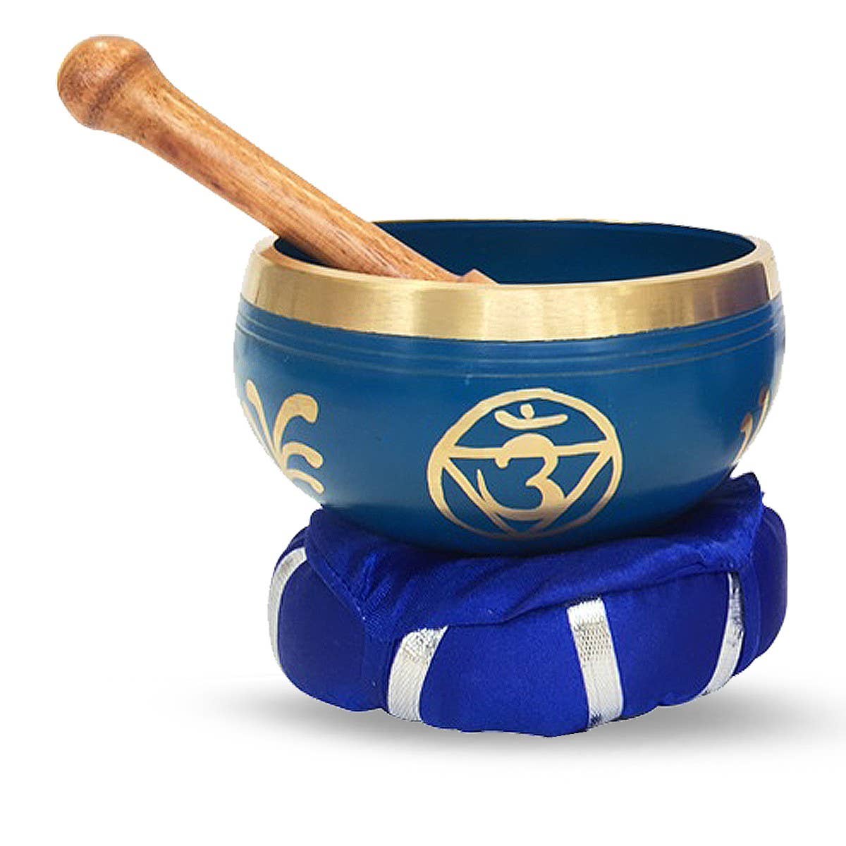 Brass Singing Bowl with stick & Cushion 12 cm 3rd Eye Chakra