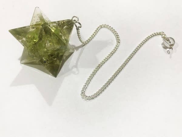 Pendulum Merkaba Orgone-peridot