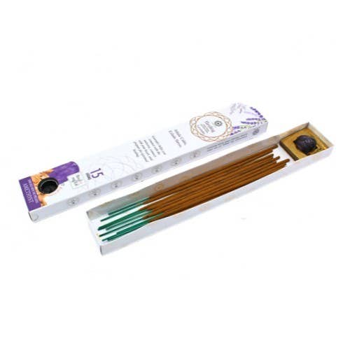 Green Tree Gemstone Incense Healing - Amethyst