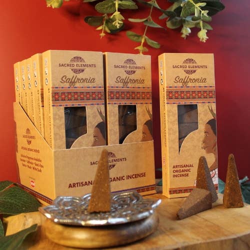 Sacred Elements Saffronia Organic Cones