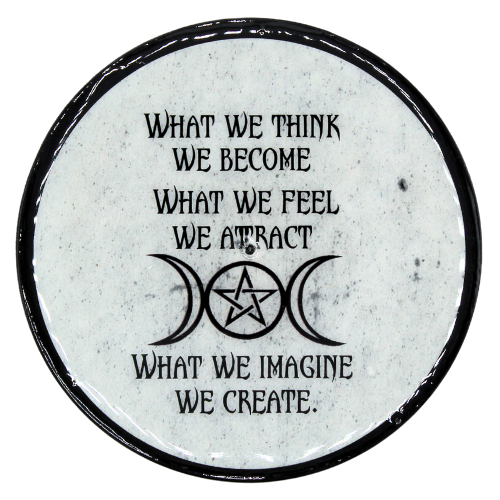Coaster & Incense Holder - Triple Moon & Star 2 pcs.