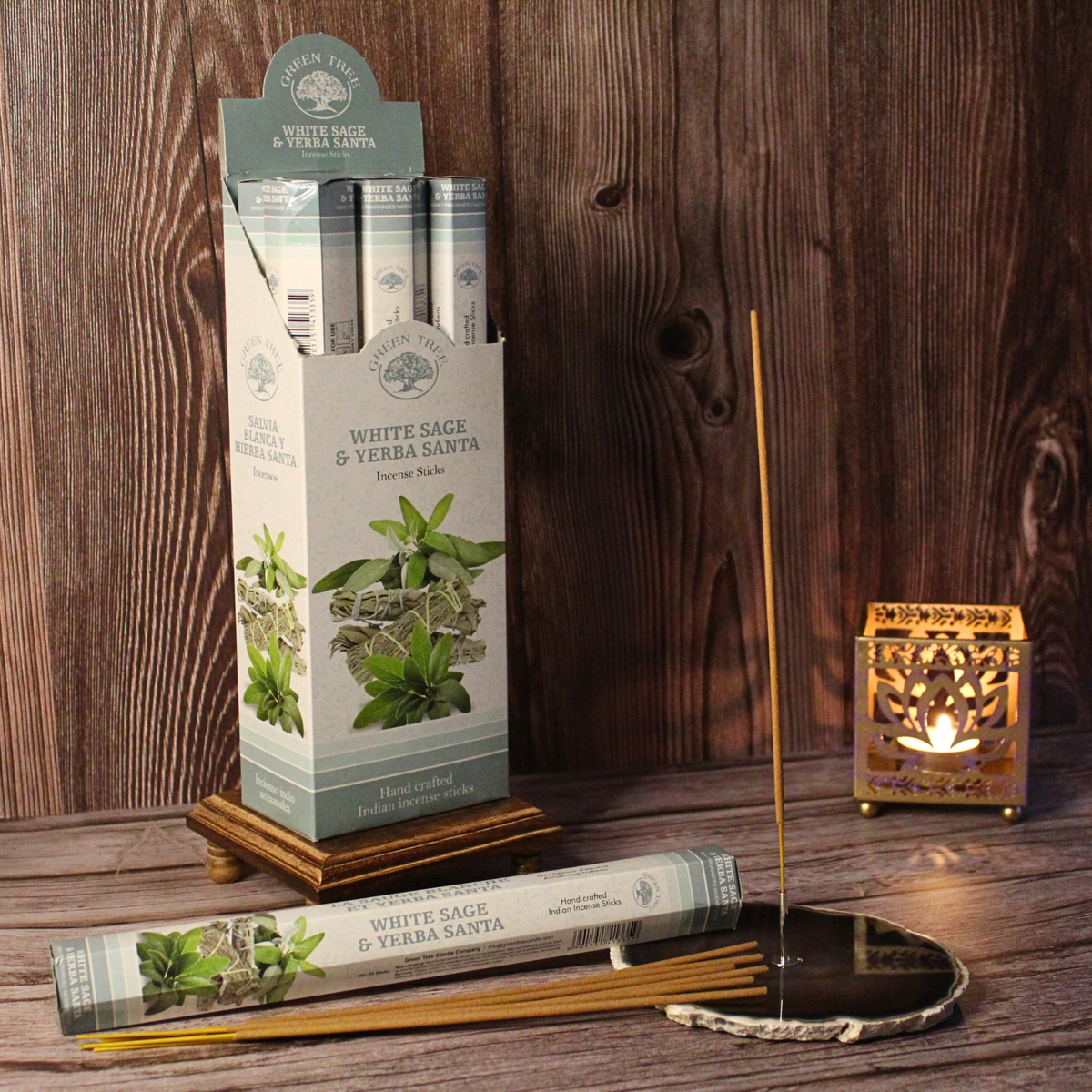 Green Tree Yerba Santa & White Sage Incense