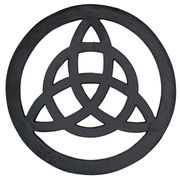 Aluminium Trivet Stand Triqueta Black