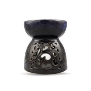 Blue And Black Ceramic Aromaburner 17Cm