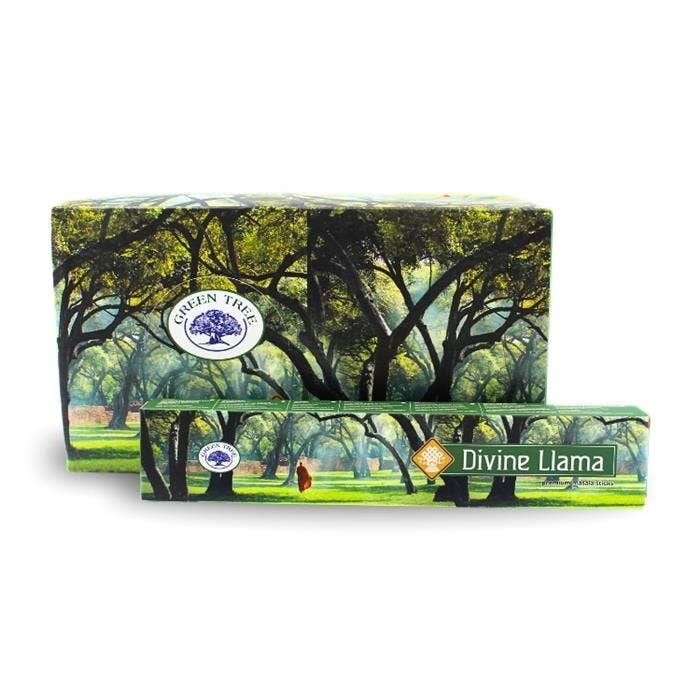 Green Tree Divine Llama Natural Incense 15 grams