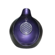 TEARDROP SHAPE T-LIGHT HOLDER-FLOWER OF LIFE