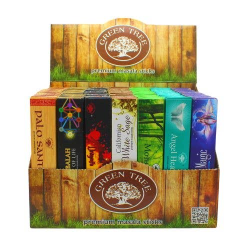 Green Tree Incense Display Pack 2 - 84 pcs