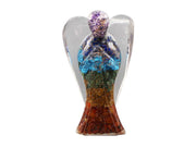 XL Orgone Angel Figurine 7 Chakra Layers 20cm
