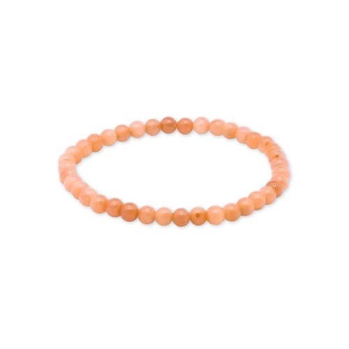 Sunstone'AA' beaded Bracelet 6 mm - Tanzania