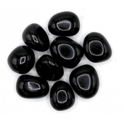 Black Obsidian 'A' Tumbled Stones 200 gr