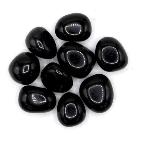 Black Obsidian 'A' Tumbled Stones 200 gr