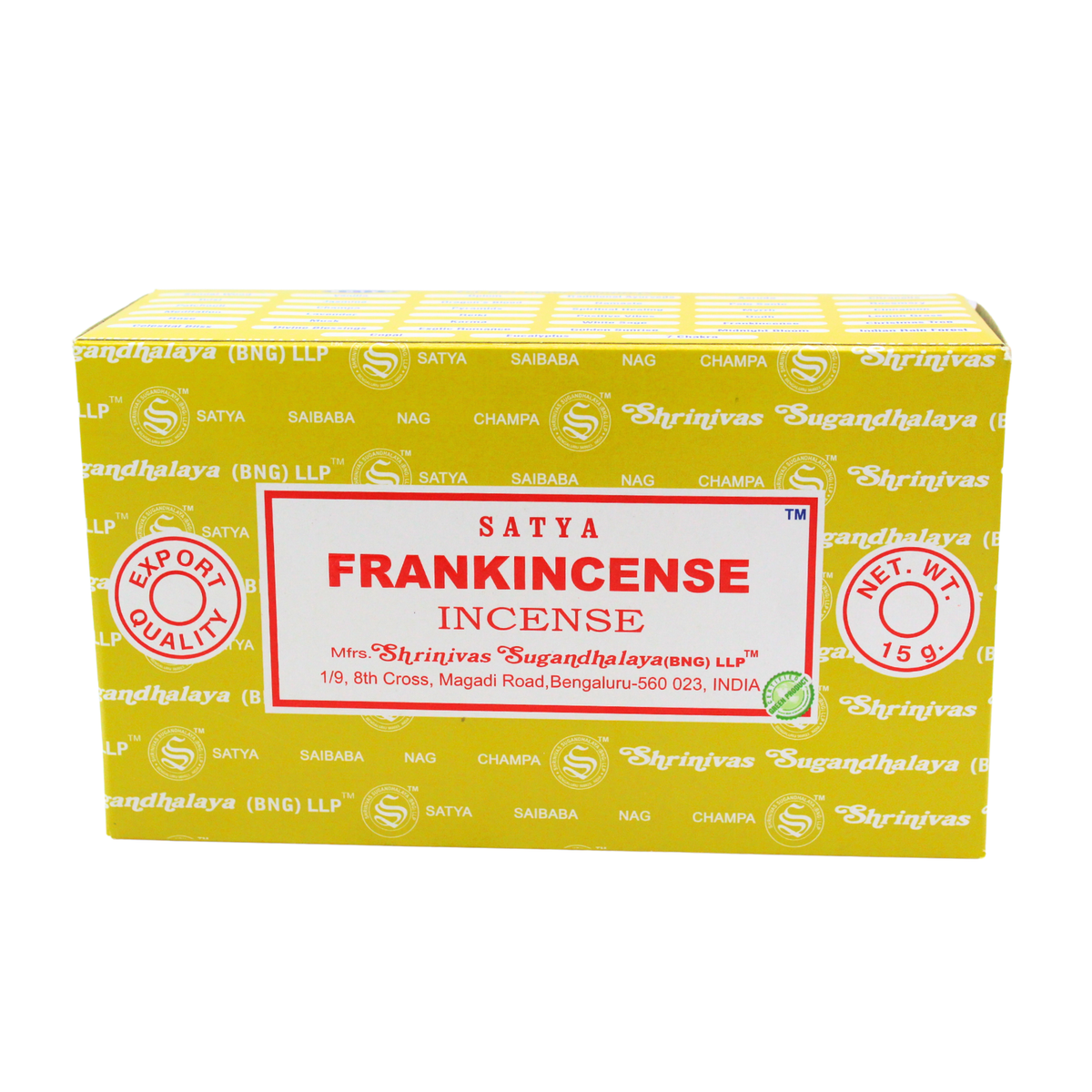 Satya Frankincense Incense 15 grams